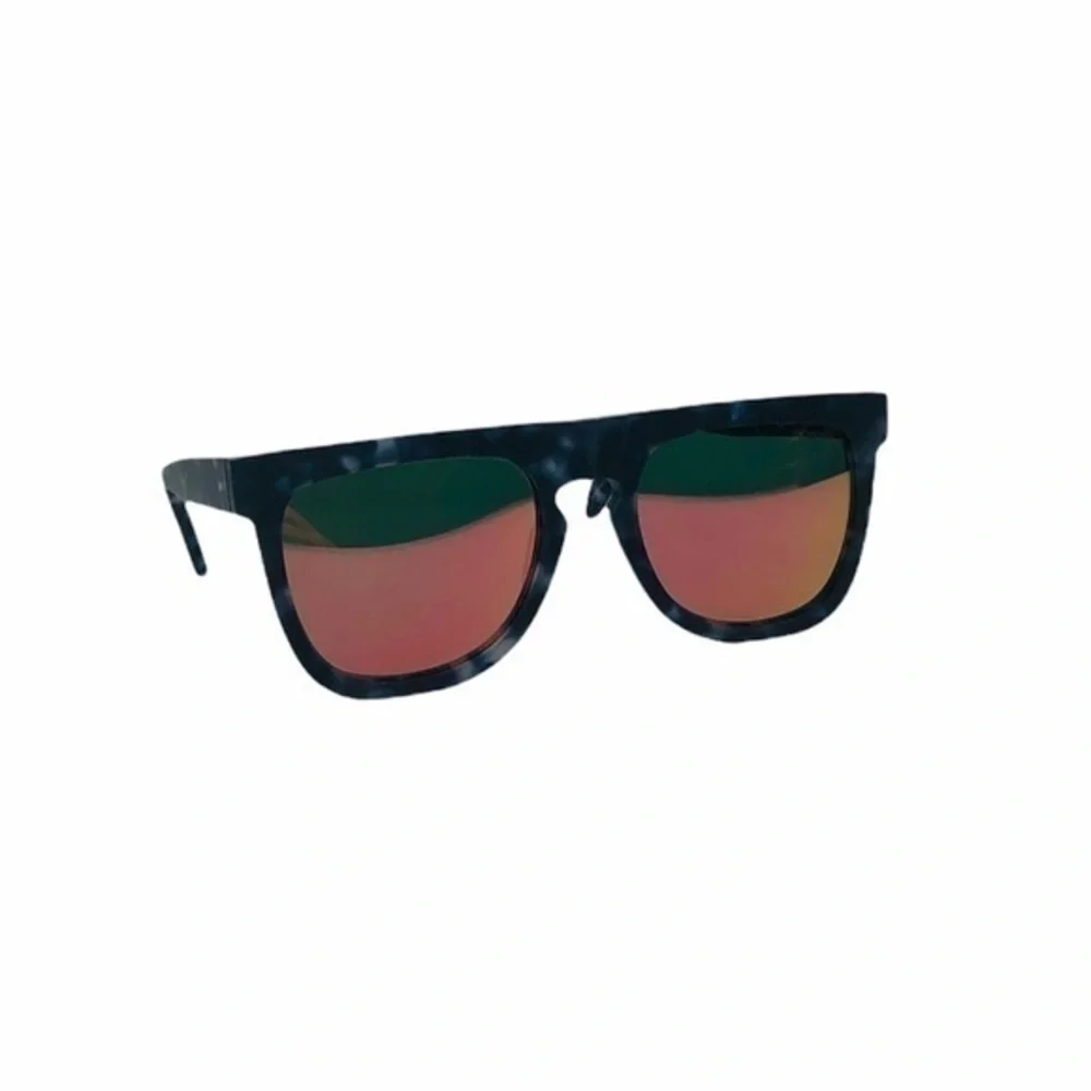 KOMONO Bennet Matte Indigo Demi Sunglasses NWT NEW blue tortoise